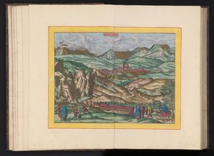 Vista de Alhama de Granada Alhama (título sobre objeto) de Symon Novelanus (possibly)