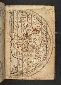 Minārat al-aqdās, f94, Un mapa de Europa, Asia Occidental y África del Norte, proyectado desde el norte mirando al sur de Syrian School