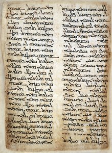 Agregar. 14425, f.31, página de texto del Pentateuco. (Génesis, Éxodo, Números, Deuteronomio), 464 (vitela) de Syrian Syrian