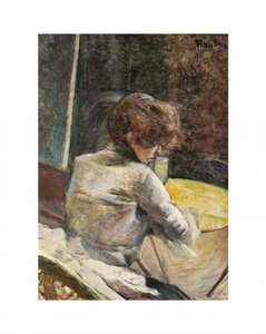 Esperando (h. 1887) de TOULOUSE LAUTREC