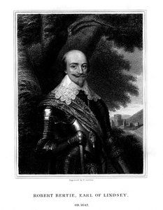 Robert Bertie, primer conde de Lindsey, 1827 de T. A. Dean