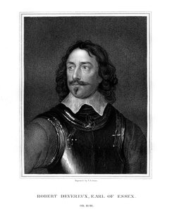 Robert Devereux, 3er Conde de Essex, 1827 de T. A. Dean