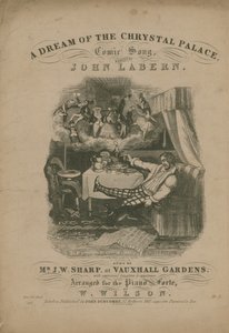 Un sueño del Crystal Palace, una canción cómica de John La Bern de T. Hampson Jones