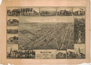 Vista de Lititz y Warwick, Condado de Lancaster, Pa. : 1887 de T. M. Fowler