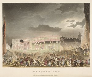 Feria de Bartolomé de T. & Pugin A.C. (1762 1832) (after) Rowlandson