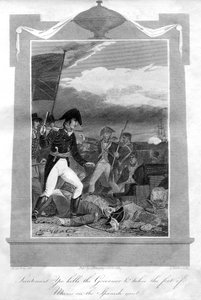 El teniente Yeo mata al gobernador y toma el fuerte de Muros en la costa española de T. Wallis