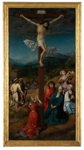 La Crucifixión (óleo sobre tabla) de Taborda Vlame Frey Carlos
