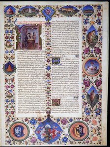 Prólogo, del primer volumen de la Biblia de Borso d