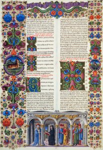 La Carta de Santiago, segundo volumen de la Biblia de Borso d