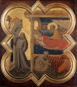 Vida de San Francisco: El sueño de Inocencio III de Taddeo Gaddi