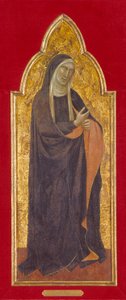 Virgen de luto (temple y oro sobre madera) de Taddeo Gaddi