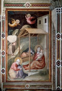 La vida de la Virgen: Natividad de Taddeo Gaddi