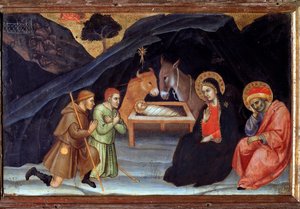 Adoración de los pastores de Taddeo di Bartolo