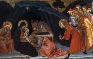 Epifanía, finales del siglo XIV-principios del siglo XV de Taddeo di Bartolo