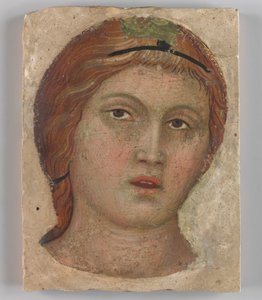 Cabeza de un ángel de frente, ca. 1397 de Taddeo di Bartolo