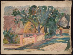 Casa junto al camino de Tadeusz Makowski