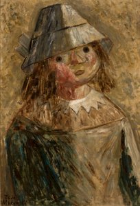 Niña con sombrero de Tadeusz Makowski