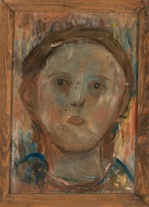 Cabeza de una niña de Tadeusz Makowski