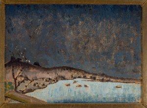 Paisaje con nubes de Tadeusz Makowski