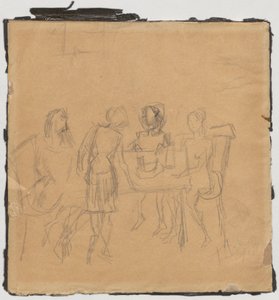 Am Tisch de Tadeusz Makowski