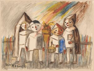 En los rayos del sol de Tadeusz Makowski
