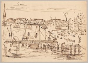 Vista de Róterdam de Tadeusz Makowski