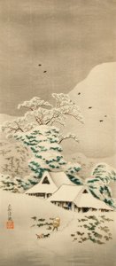 Sawatari en la nieve de Takahashi Hiroaki