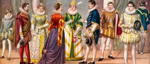 Vestido italiano del siglo XVI de Tancredi Scarpelli