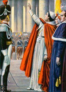 18 de julio de 1846, el Papa Pío IX declara una amnistía de Tancredi Scarpelli