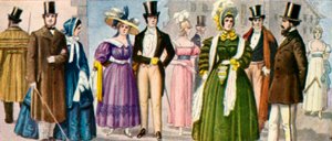 Trajes del siglo XIX de Tancredi Scarpelli