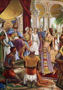 Cultura árabe-normanda: "El esplendor de la corte real de Roger II de Hauteville (Ruggero Altavilla) (1097-1154), fundador de la monarquía de Sicilia" (cultura normando-árabe-bizantina (cultura normando-siciliana): La corte real de Roger II de sí mismo que