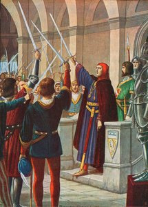 Cangrande della Scala nombrado General de la Liga Ghibellina, diciembre de 1318
