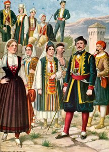 Trajes de Dalmacia y Morlacchi