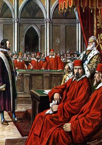 Guerra de Creta: el juicio de Francesco Morosini tras el asedio de Candia, acusado de cobardía y traición a su regreso a Venecia de Tancredi Scarpelli