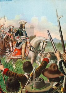 Declaración de guerra entre Piamonte y Francia recibida con alegría por los súbditos de Víctor Amadeo