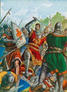 Ezzelino III da Romano capturado cerca de Bérgamo en 1259 de Tancredi Scarpelli