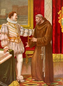Fra Mauro del Sinaí siendo recibido por el rey de Portugal de Tancredi Scarpelli