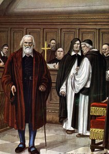 Galilea y la Inquisición: "¡E pure so muove! " (Y sin embargo se mueve es una frase que se dice que fue pronunciada antes de la Inquisición por el matemático, físico y filósofo italiano Galileo (Y sin embargo se mueve es una frase que se dice que fue pronu de Tancredi Scarpelli