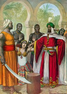 Ibn-Timnah amenaza con cortar las venas de los brazos de su esposa Meimuna