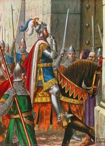 En 1237, Ezzelino da Romano, aliado de Federico II, entra en Padua de Tancredi Scarpelli