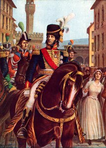 Joachim Murat entrando en Florencia, 19 de enero de 1801 de Tancredi Scarpelli