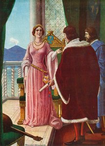 La reina Giovanna II de Nápoles anula la adopción de Alfonso de Aragón de Tancredi Scarpelli