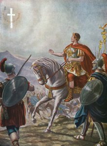La conversión del Emperador Constantino I (grabado) de Tancredi Scarpelli
