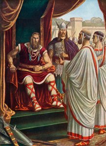 Los embajadores romanos suplicando a Alarico I, Rey de los Visigodos