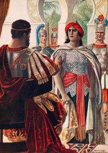 Zenobia en presencia de Aureliano