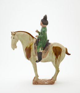 Hombre a caballo, Dinastía Tang, c.700-750