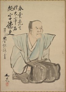 Imaginary Portrait of Shundai Dazai de Tani Buncho