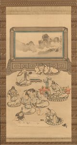 Los Ocho Inmortales de la Copa de Vino de Tani Buncho