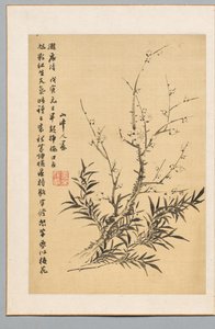 Plum Blossoms and Bamboo de Tanomura Chikuden