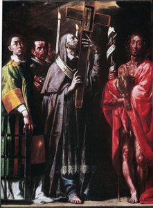 San Carlos llevando el Santo Clavo de Tanzio da Varallo